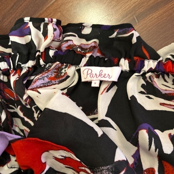 PARKER Floral Off Shoulder Blouse size Small - Picture 4 of 9